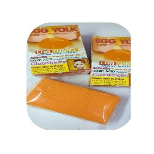 Lab White Extract EGG YOLK SOAP Skin Whitening Clears Black Spot Pimples Sun burn Wrinkles