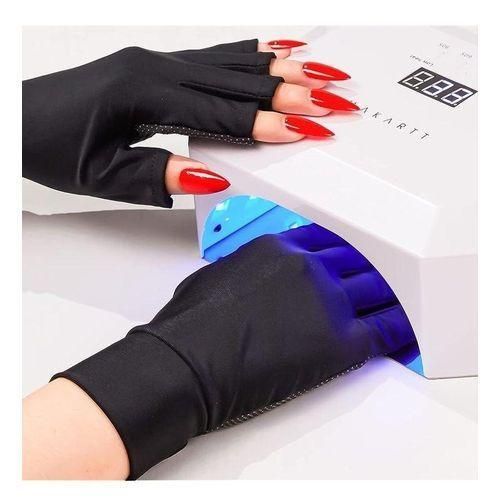 Manicure anti UV gloves,UV Shield Gloves for Gel Polish, UV Ray Protective Gloves, Hand Protection for Nail Lamp.