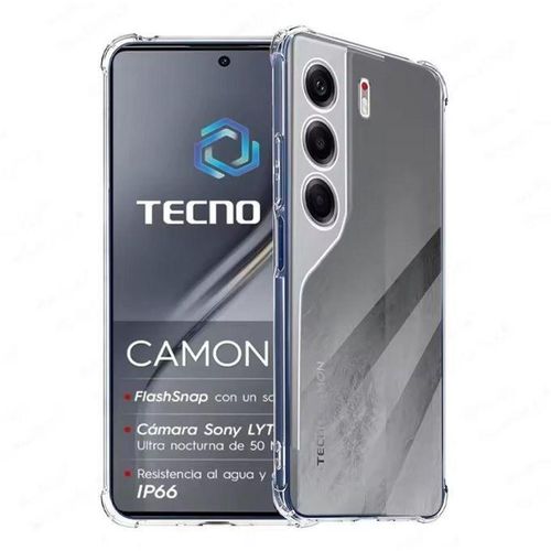 Tecno Camon 40 Pro Crystal Clear Case – Anti-Yellow, Slim Fit, Shockproof Transparent Protective Cover