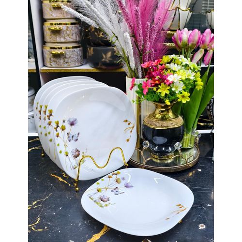 6pcs Executive Ceramic Corner Plates