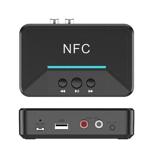 NFC Bluetooth Adapter 2RCA Wireless Bluetooth Audio Transmitter Adapter BT200