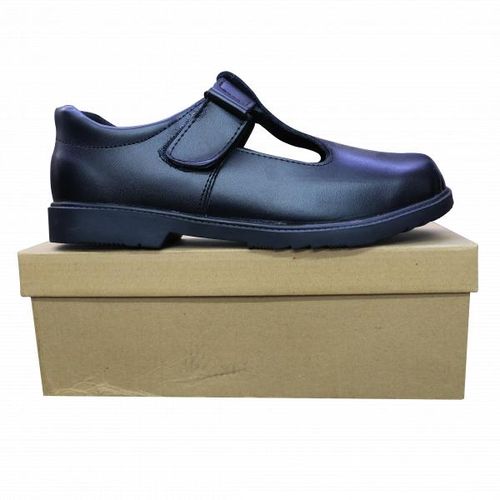 School Shoes S13 Genuine Leather School Shoes for Boys Girls Non-Slip Sole Padded Insole for Comfort Sizes 37-41
