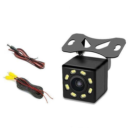 8 LED 12V Wide Angle HD Car Rearview Camera+FREE 2Pcs Blindspot mirrors. Rear View Video Vehicle Camera Backup Reverse Camera Night Vision Parking Camera-1Set 8 LED