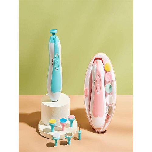 Upgraded Baby Nail File Easy Safe Baby Nail Trimmer Electric Nail Clipper for Newborn to Toddler Boy Girl with Soft Grinding Heads Perfect Baby Shower Gift
