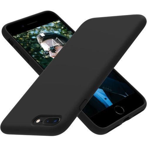 Apple iPhone 7 Plus/ 8 Plus Phone Case, (+) Real Silicone Case with Inside Microfiber Lining Cover and Protective Design