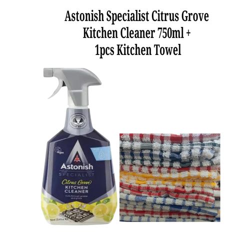 Specialist Citrus Grove Kitchen Cleaner 750ml +1pcs Kitchen Towel