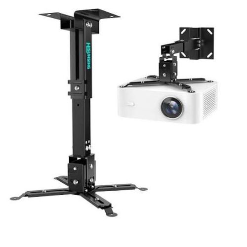 Universal 2-in-1 Wall and Ceiling Projector Mount Bracket 1-Meter Extendable Support (1m)