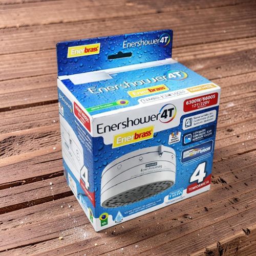 Enershower 4T High Quality Design Stable Performance Energy Saving Borehole Normal Water Instant Water Heater Shower Head For Borehole Hard Salty Soft Normal Fresh Water