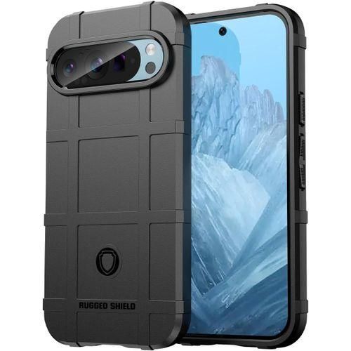 Google Pixel 9 Case/Google Pixel 9 Pro Case, Shock-Absorbent - Heavy Duty Impact Resistant Cover in New Black