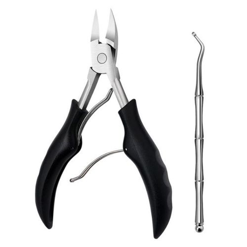 2Pcs Ingrown Toenail Tools Kit Stainless Steel Nail Cuticle