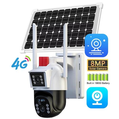 V380 pro Outdoor security CCTV surveillance camera solar powered Cctv PTZ 4g simscard version rechargeable battery ptz with sensor