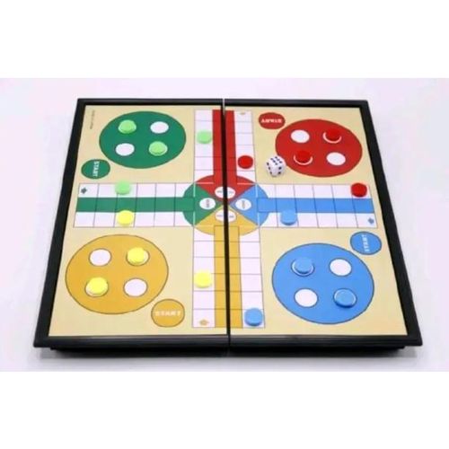 Classic Ludo Board Game – Family & Kids Strategy Game - Fun Indoor Entertainment for 2–4 Players - Durable, Colorful & Easy to Play - Perfect for Parties, Travel & Game Nights