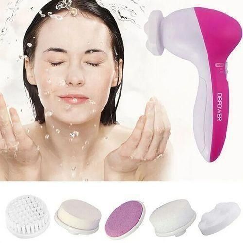 General 5 in 1 Portable Electric Facial Cleaner Multifunction Massager, Face Massage Machine For Face, Facial Machine, Beauty Massager, Facial Massager For Women