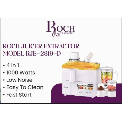 1000 W 4 in 1 juicer extractor-With Juicer, Blender, Chopper and Grinder - Extractor For Fruit& Vegetables
