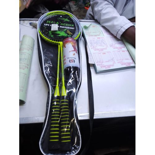 KESIKA Badminton Racket Set with Shuttlecock & Carry Bag – Durable Sports Kit