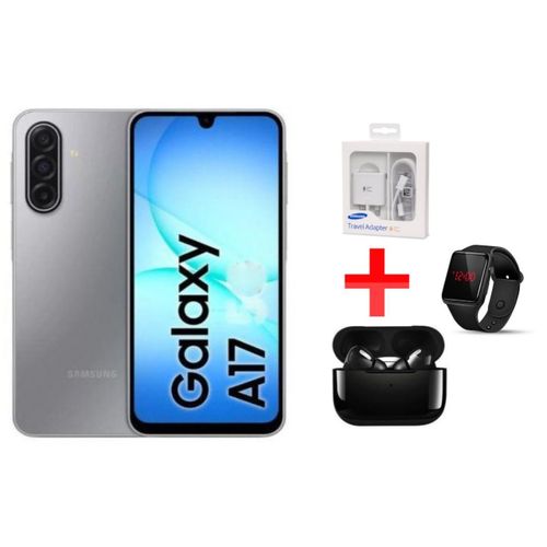 Galaxy A17, 6.7'' HD+ Display, 8GB RAM + 256GB Storage, Dual Sim, 50MP Camera, 5000mAh 25W Battery + free gifts