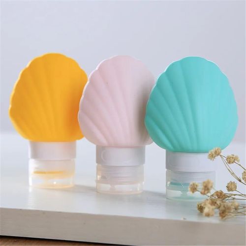 90ml Dispensing Bottles Silicone Travel Shampoo Cream Lotion Soap Small Sample Containers Refillable Bottles Easy To Squeeze