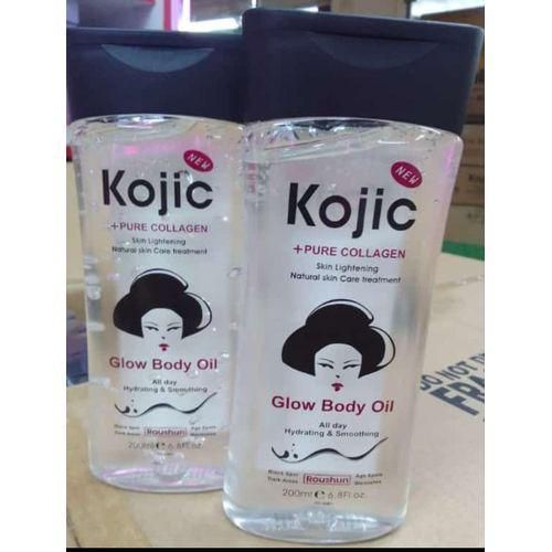 Kojic + Pure Collagen Skin Lightening Glow Body Oil For Hydrating & Smoothing -200ml
