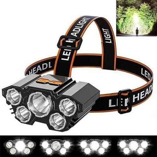 Headlamp Rechargeable,Ultra Bright LED Headlight Flashlight,Brightest Rechargeable Headlamps,Waterproof Zoomable Head Lamp 3 Modes Light For Outdoors Camping Hunting Hiking Hard Hat