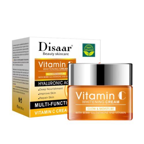 Vitamin C Face Cream 50ml Brighten Facial Skin Moisturizing Serum Uniform Skin Tone Care