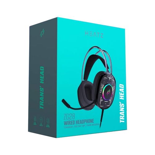 Heatz ZG28 Transparent Wired Gaming Headset