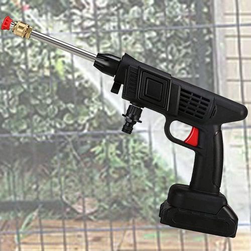 24V Rechargeable Electric Car Washer Gun with Jet Spray Attachment