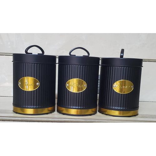 3pc Alloy Canister Set
