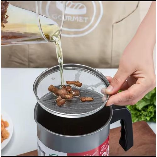 Kitchen Oil Separator Container with Mesh Filter