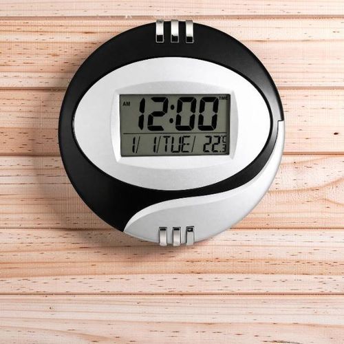 Sleek Finish Bright Digits Easy Read Digital Table and Wall Mount Clock