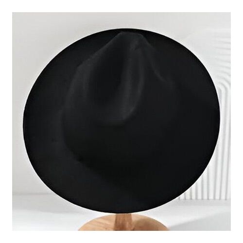 Men Black Fedora Cowboy Hat