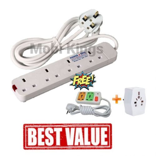Power Extension 4 Way Cable + Gifts