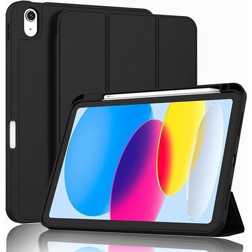 iPad 10th Gen 10.9 inch 2022 KAKU Smart Magnetic Protective Case with Pen Slot, Tri-Fold Stand and Full Body Protection Design