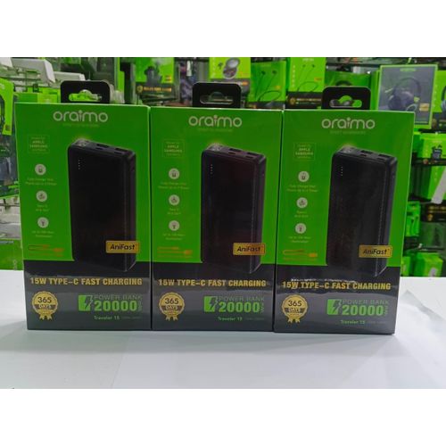 Traveler 15 OPB-1201P 15W 20,000mAh Fast charging powerbank with Type C Output
