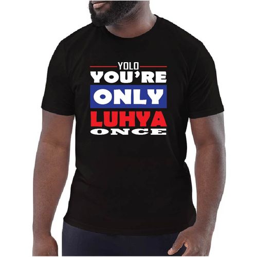 Youre Only Luhya Once YOLO black Heavy T-shirt