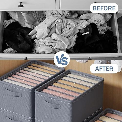 9 grid Foldable Clothes Storage Box for Home Storage