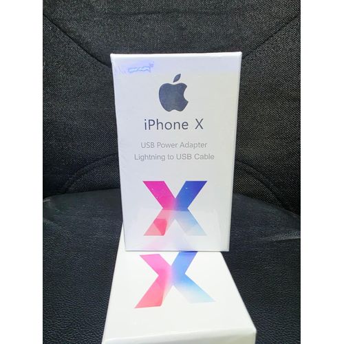 iPhone X Charger Set USB Power Adapter Lightning to USB Cable