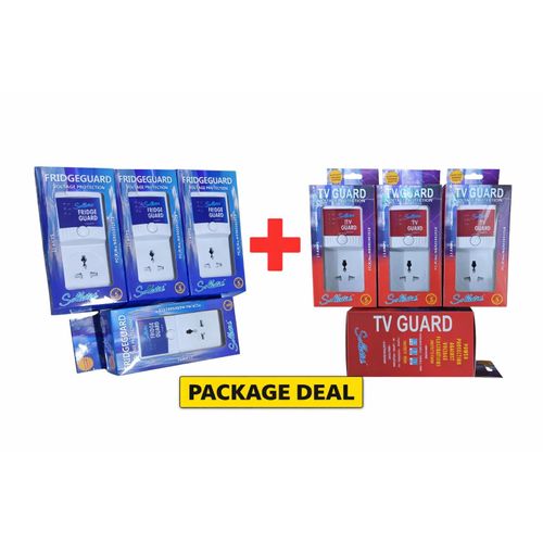 TV Guard Voltage Power Protector + Free Fridge Guard - Surge Protector
