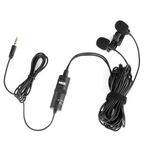 BOYA BY-M1DM Dual Lavalier Microphone for TikTok, Vlogging and Teaching
