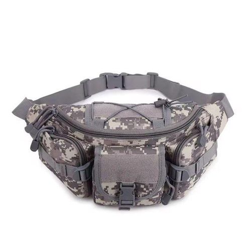 Tactical Outdoor Fishing Waist Bag Multifunctional Cycling Camping Hiking Men Waist Bag - Urban Digital Camo