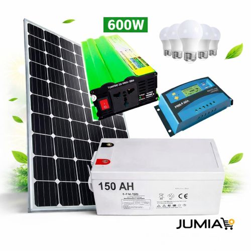 200Watts Solar Panel All Weather Full KIT 100AH Solar Battery 10AH Controller 300W Inverter 4DC Bulbs 10M Cable Extension
