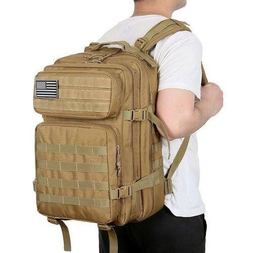 50L Waterproof Outdoor Military Tactical Backpack Large Capacity Camping Bags Mountaineering Bag Men's Hiking Rucksack Travel Backpack