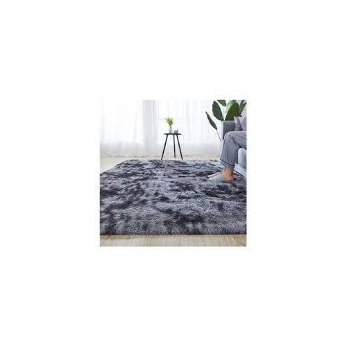 Soft Fluffy Dark Grey Patched Carpets Non-slip Rugs Floor Mat-5x8,7x8 and 7x10 sizes