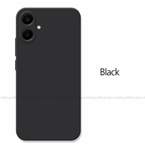 Galaxy A06 Black Soft Silicone Phone Case/ Cover