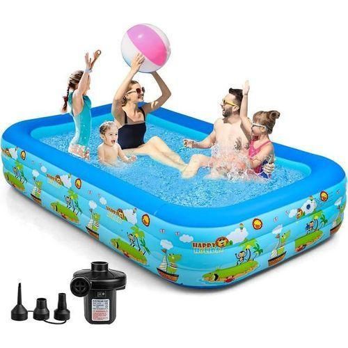 Portable Inflatable Swimming Pool for Kids With Free Pump
