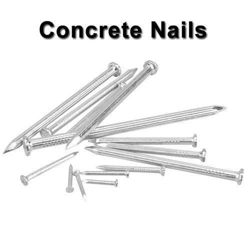 Hardened Flat Head Tiling Concrete Steel Nails 1kg