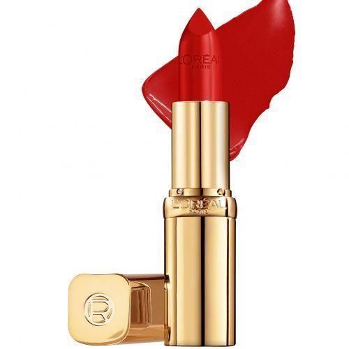 L'OrÃ©al Color Riche Satin Lipstick- 297 Red Passion, Lasts for up to 16hr Infused with Hyaluronic acid, Lips Look Fuller all day long