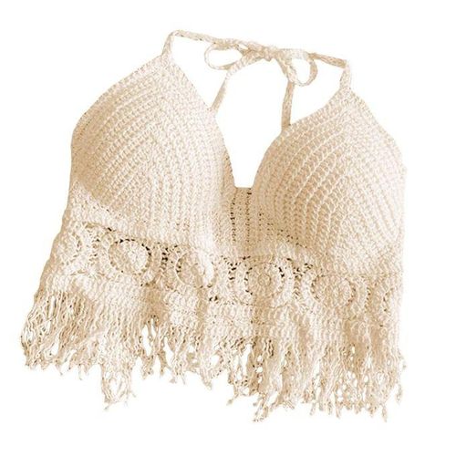 Bohemia Crop Top Corset Vest Hollow Out Tank Camis