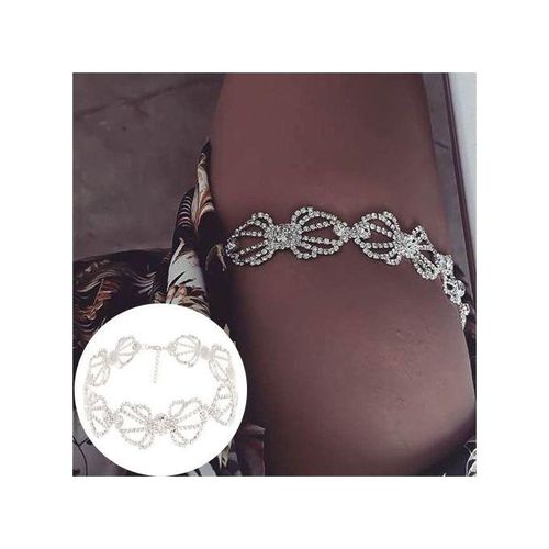 1pc Leg Thigh Chain For Women Gold Plated Silver Color Leg Chain Multi-layer