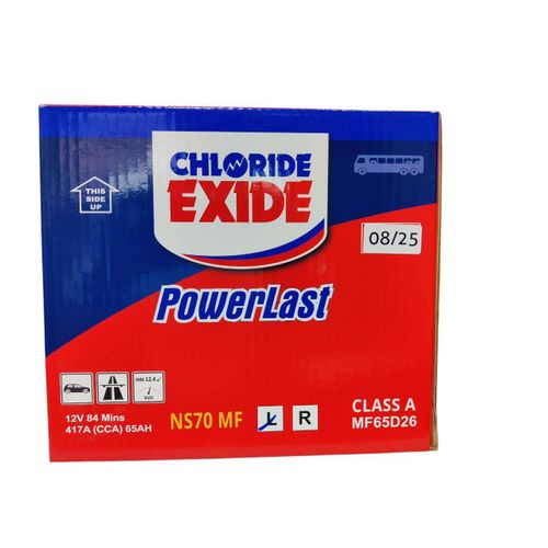Powerlast NS70 Chloride Exide Maintenance Free Car Battery