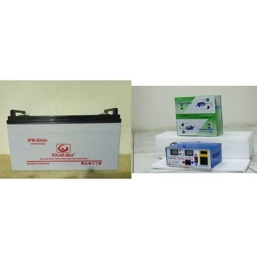 200AH Solar Battery Non Maintenance Deep Cycle Dry Cell Solar Battery + 150VA Inverter